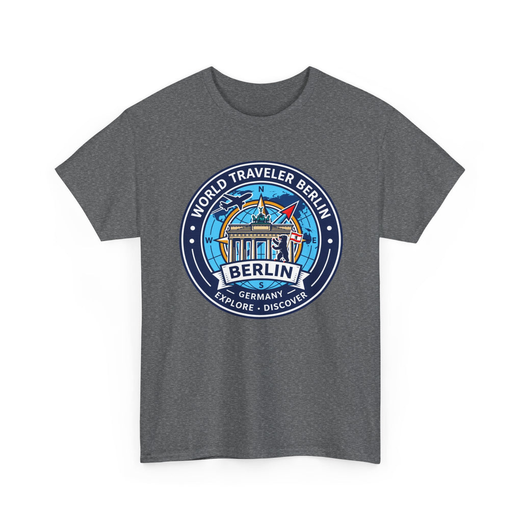 Berlin, Germany World Traveler Unisex Heavy Cotton Tee