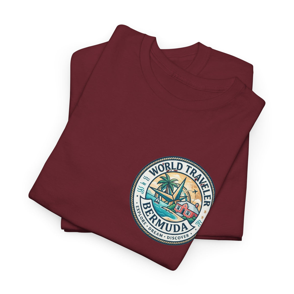 Bermuda World Traveler Unisex Heavy Cotton Tee