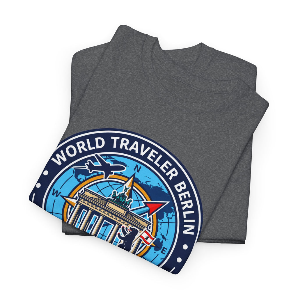 Berlin, Germany World Traveler Unisex Heavy Cotton Tee