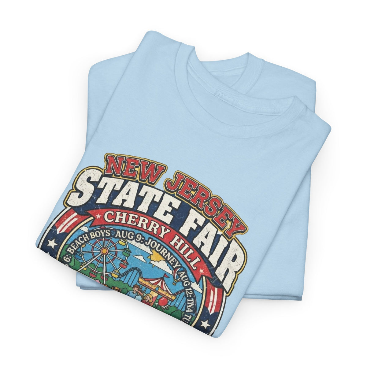 Nj State Fair 1986 vintage graphic Unisex Heavy Cotton Tee