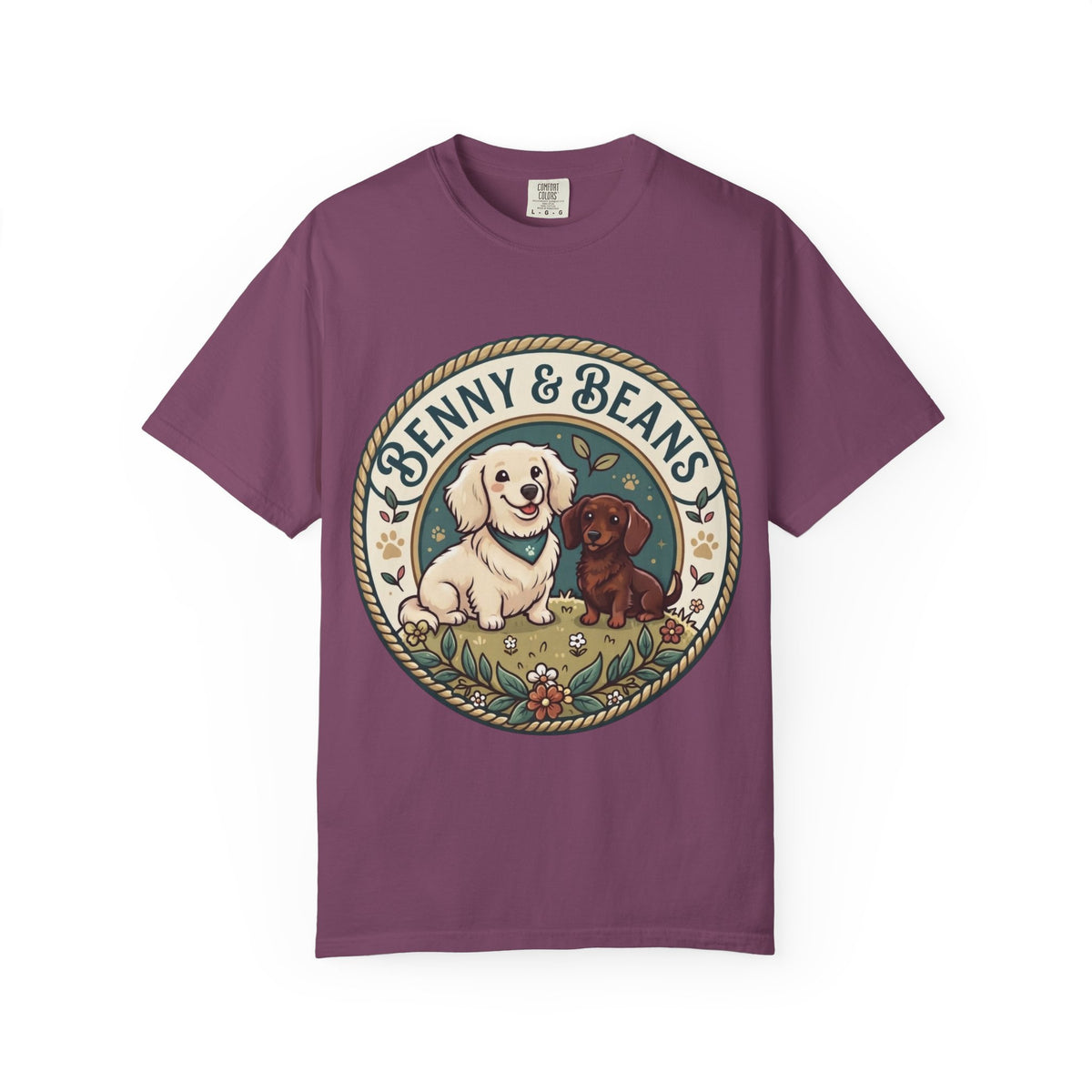 Benny & Beans Puppy Circle Graphic T-Shirt