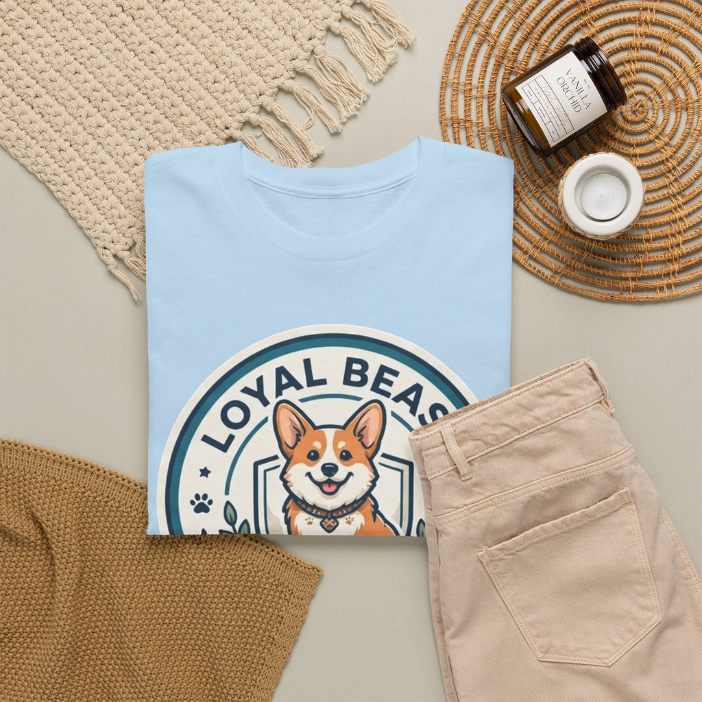 Loyal Beast Corgi Unisex Heavy Cotton Tee