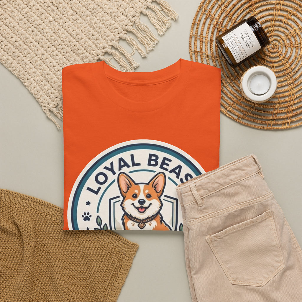 Loyal Beast Corgi Unisex Heavy Cotton Tee