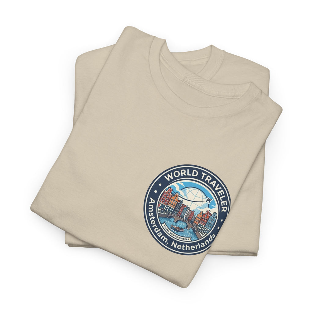 Amsterdam World Traveler Unisex Heavy Cotton Tee