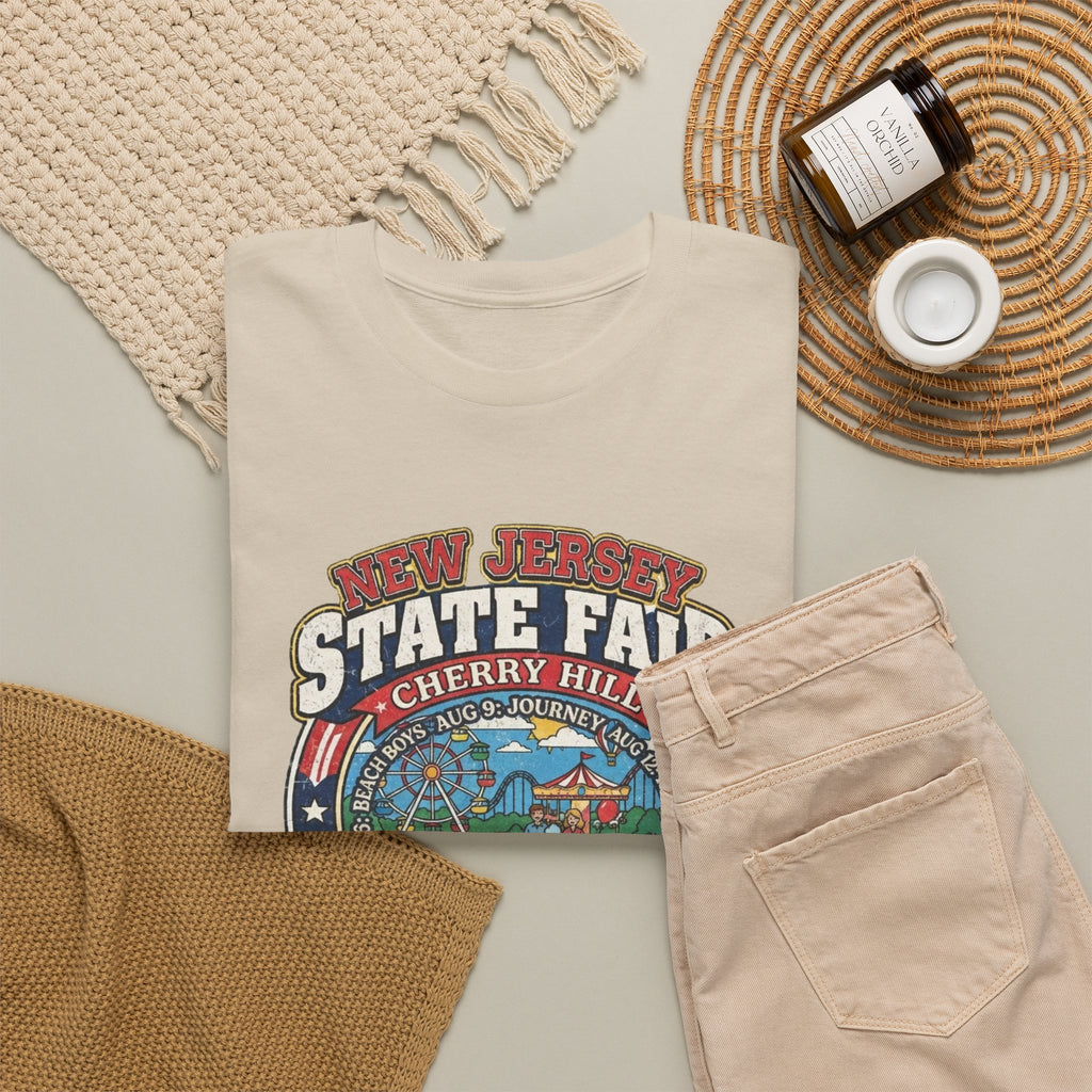 Nj State Fair 1986 vintage graphic Unisex Heavy Cotton Tee