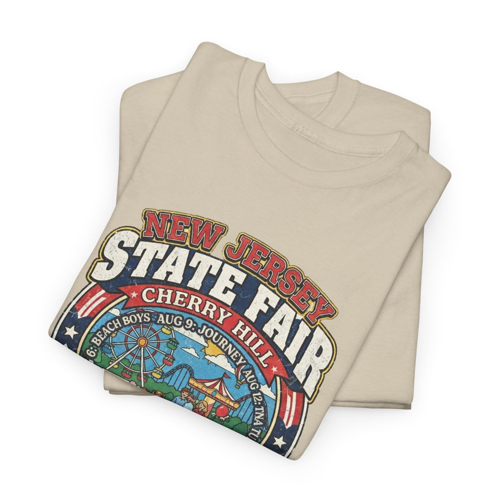 Nj State Fair 1986 vintage graphic Unisex Heavy Cotton Tee