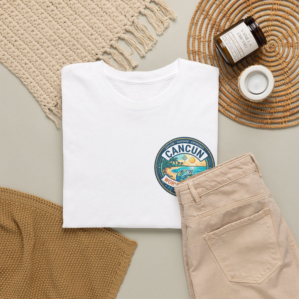 Cancun, Mexico World Traveler Unisex Heavy Cotton Tee
