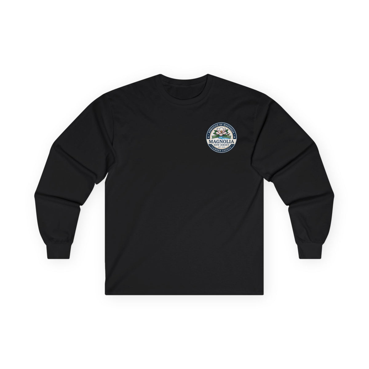 Magnolia, NJ Front and Back Logo Long Sleeve Tee Unisex Ultra Cotton
