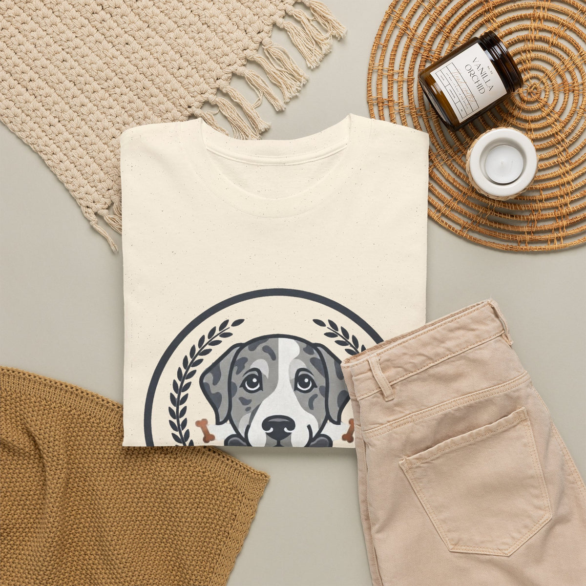 Loyal Beast Dog Maggie Unisex Heavy Cotton Tee