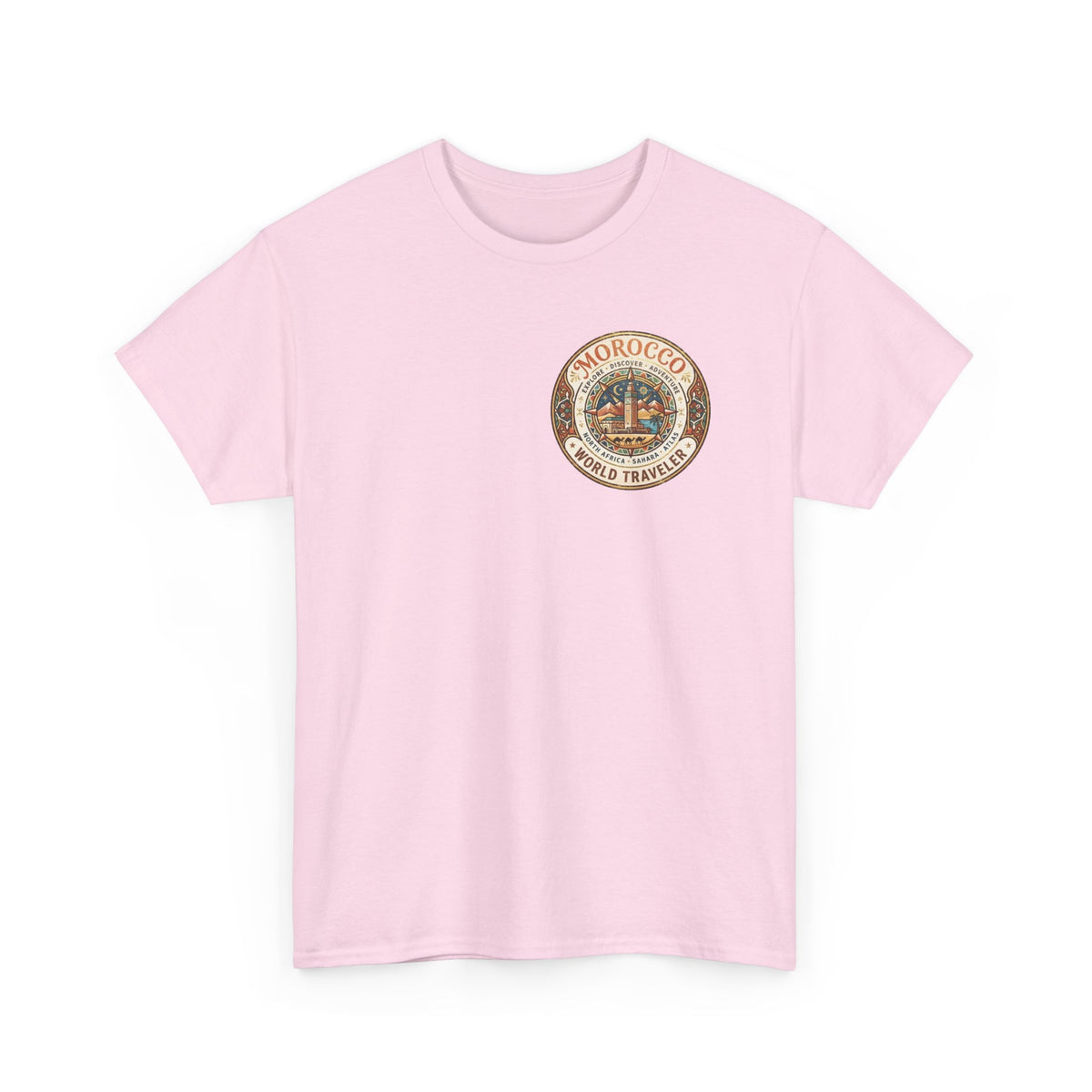 Morocco World Traveler Unisex Heavy Cotton Tee