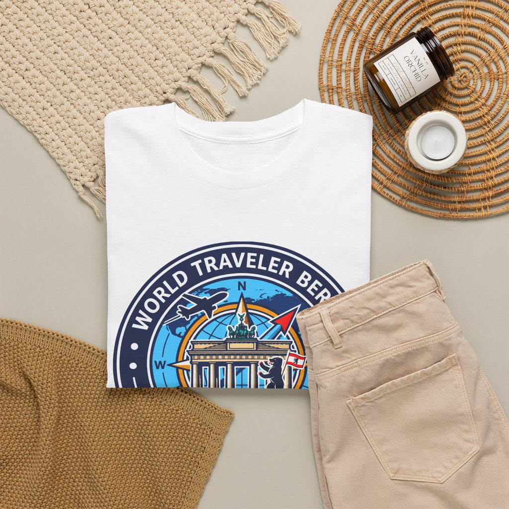 Berlin, Germany World Traveler Unisex Heavy Cotton Tee