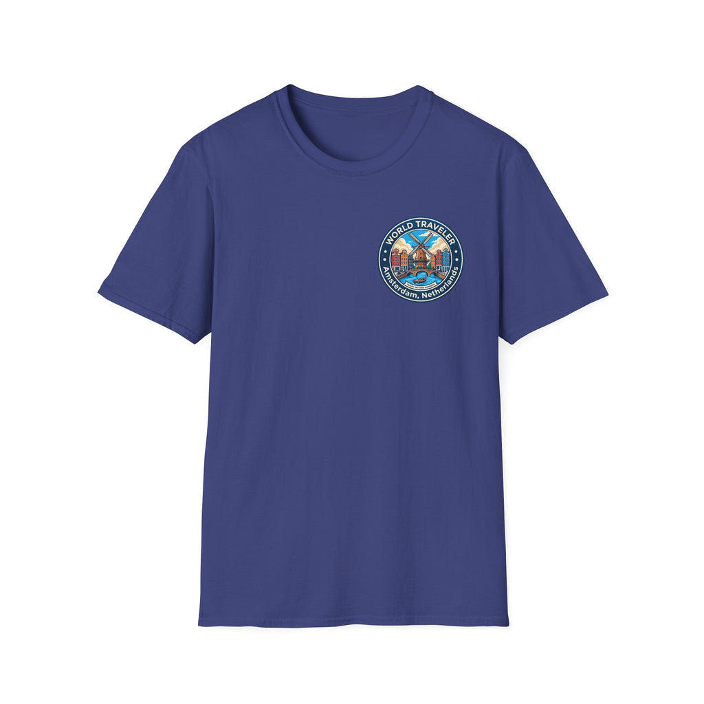 Amsterdam World Traveler Unisex Softstyle T-Shirt