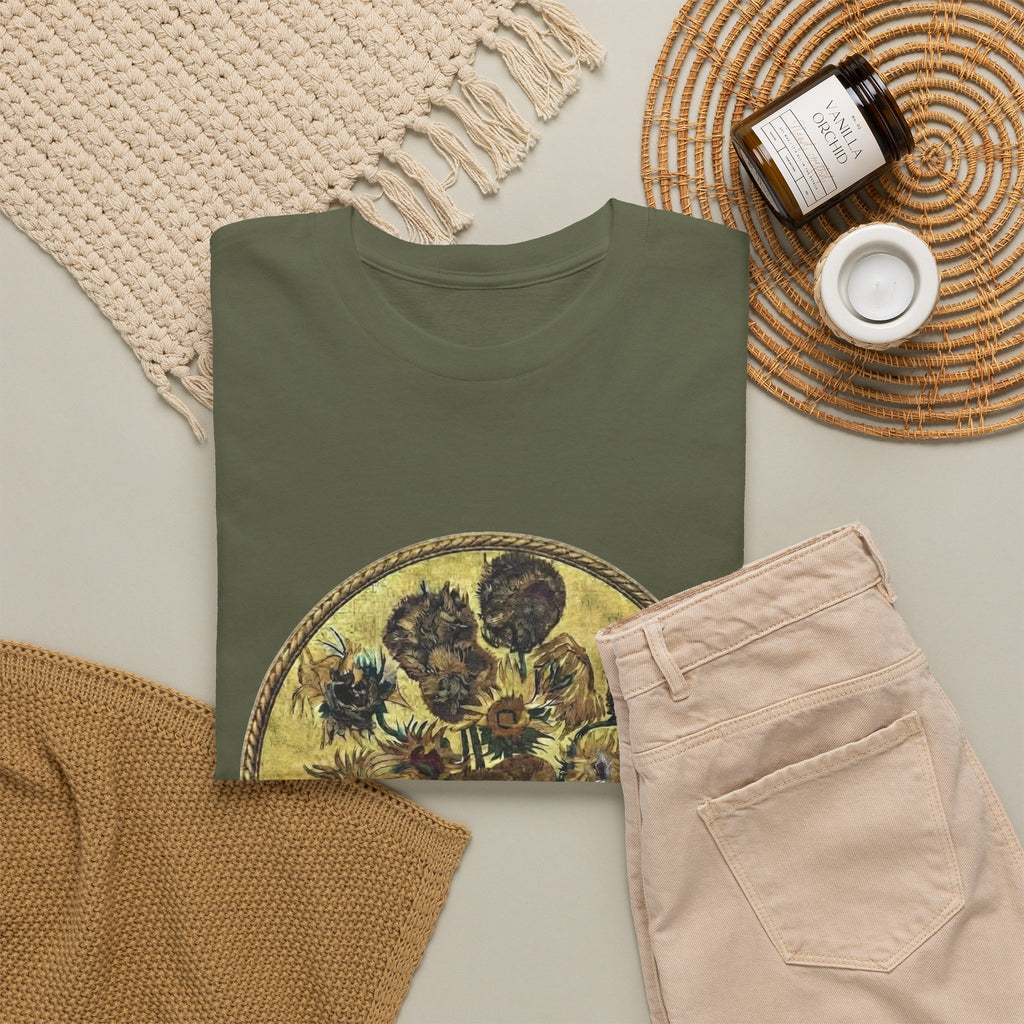 Art in Today’s World dying sunflowers T shirt