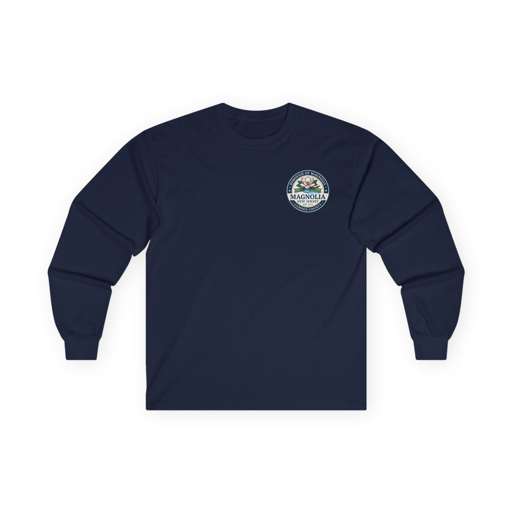 Magnolia, NJ Front and Back Logo Long Sleeve Tee Unisex Ultra Cotton