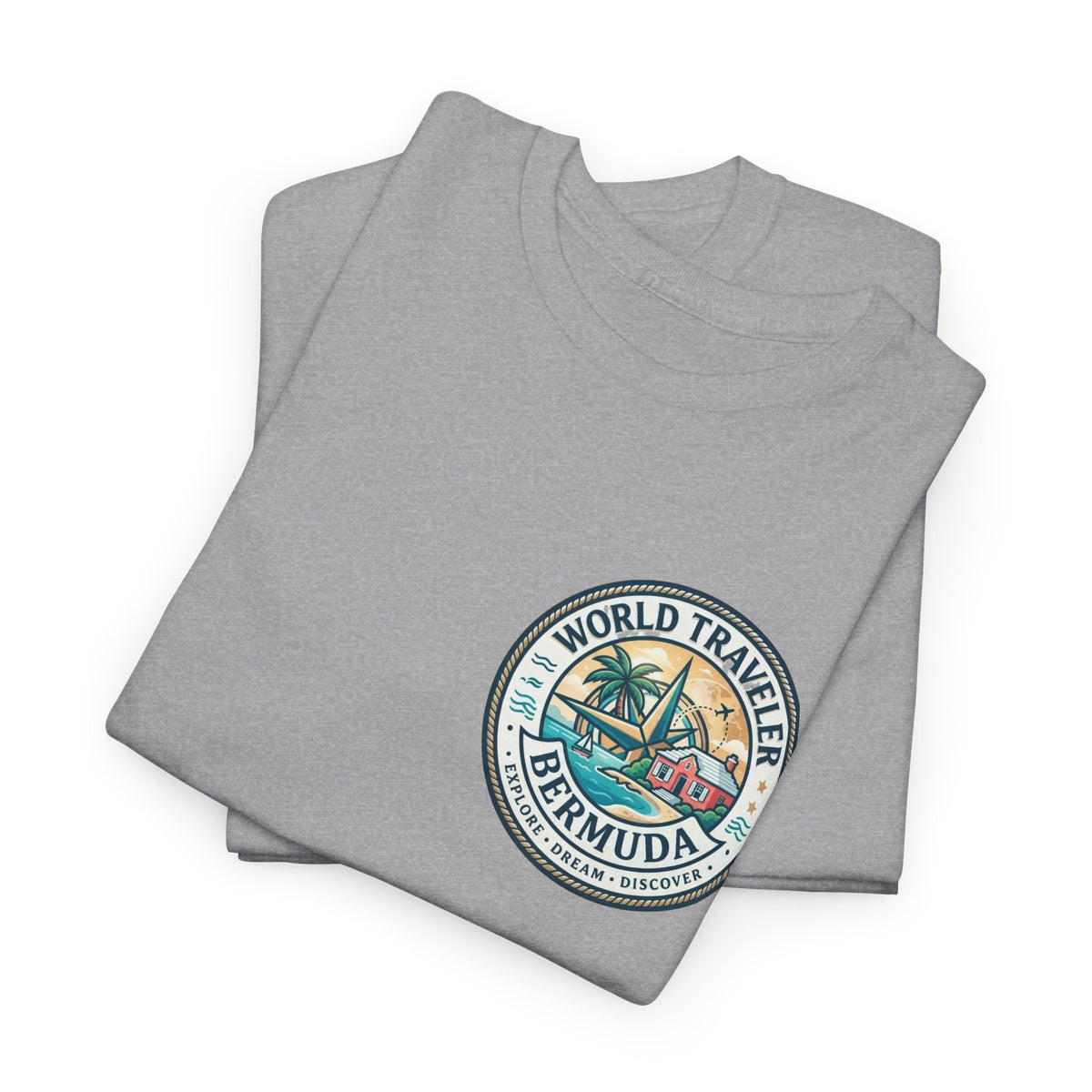 Bermuda World Traveler Unisex Heavy Cotton Tee