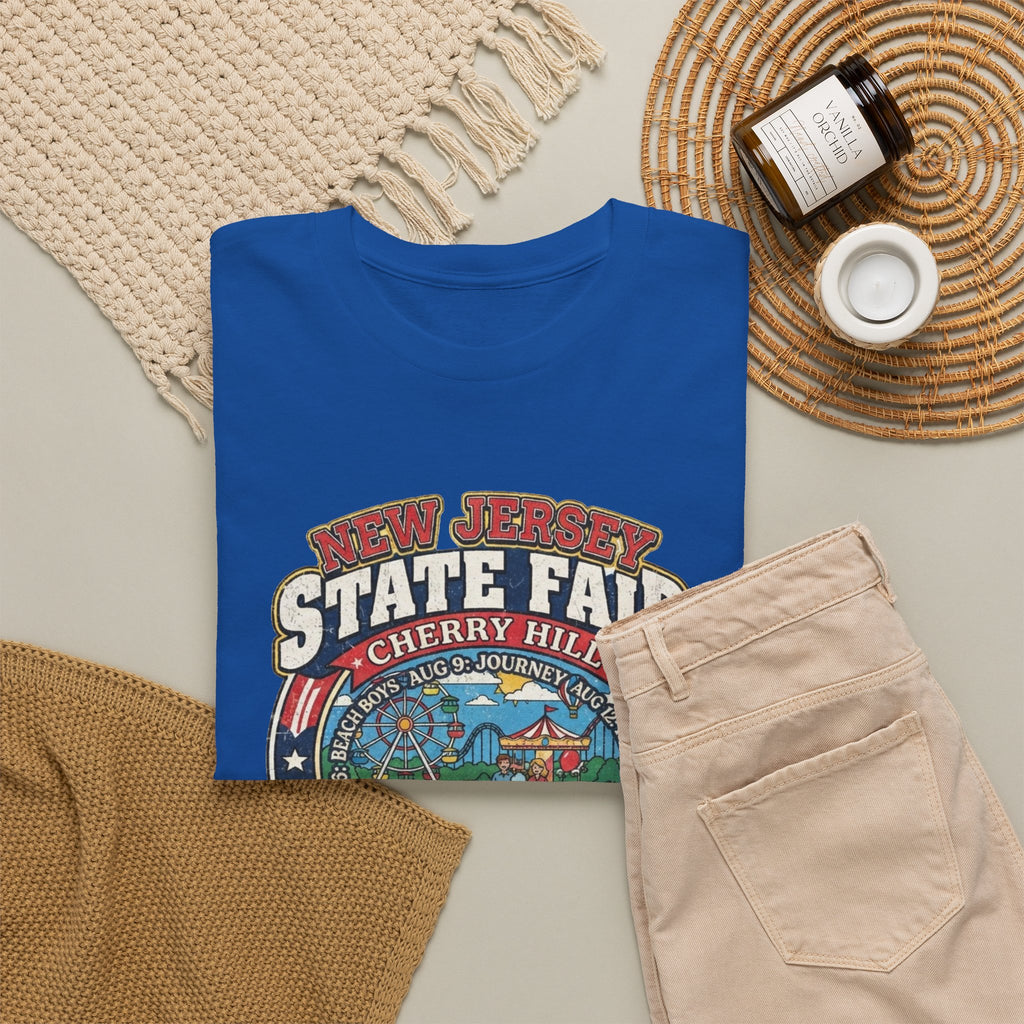 Nj State Fair 1986 vintage graphic Unisex Heavy Cotton Tee