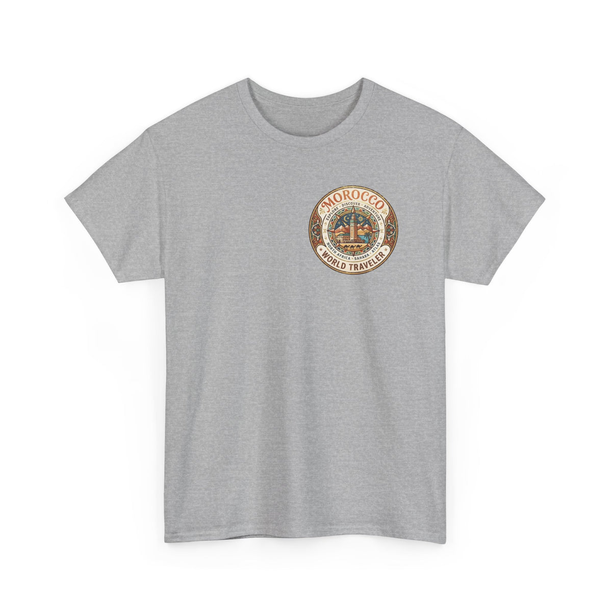 Morocco World Traveler Unisex Heavy Cotton Tee