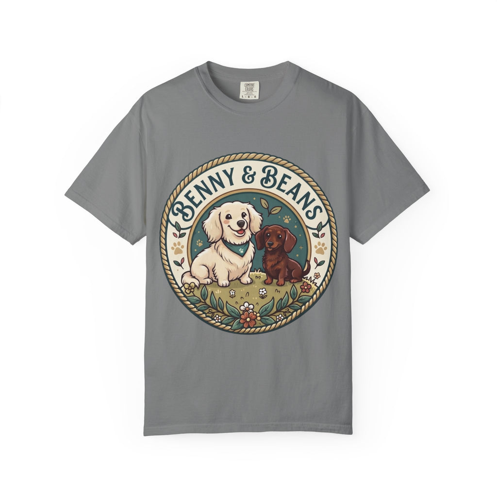 Benny & Beans Puppy Circle Graphic T-Shirt