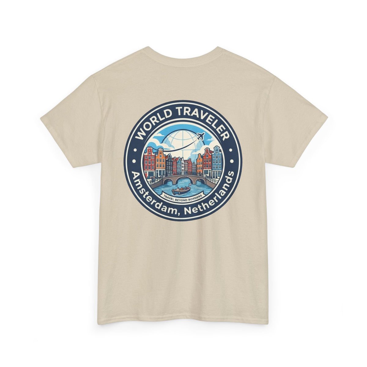 Amsterdam World Traveler Unisex Heavy Cotton Tee