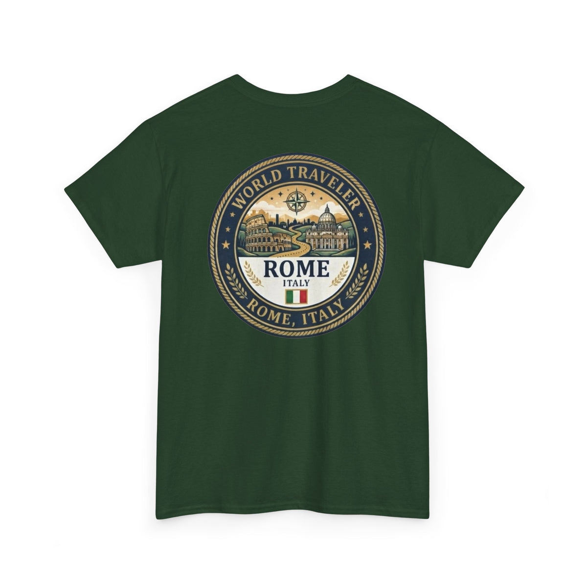 Rome World Traveler Unisex Heavy Cotton Tee