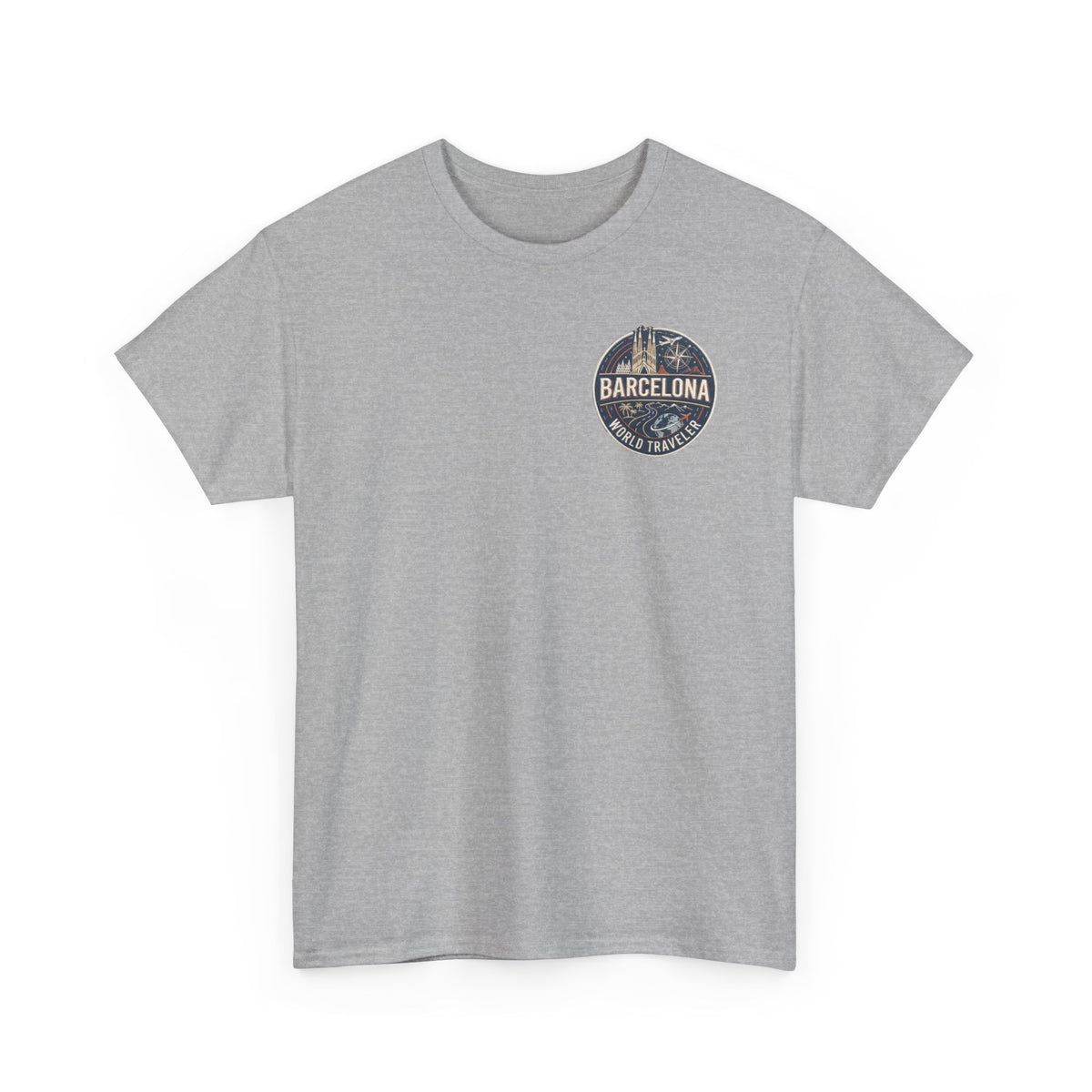 Barcelona World Traveler Unisex Heavy Cotton Tee