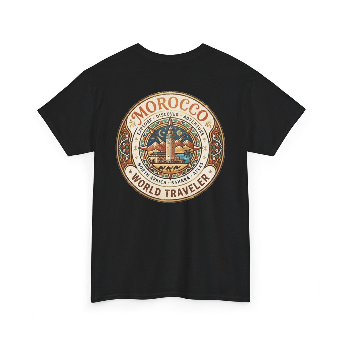 Morocco World Traveler Unisex Heavy Cotton Tee