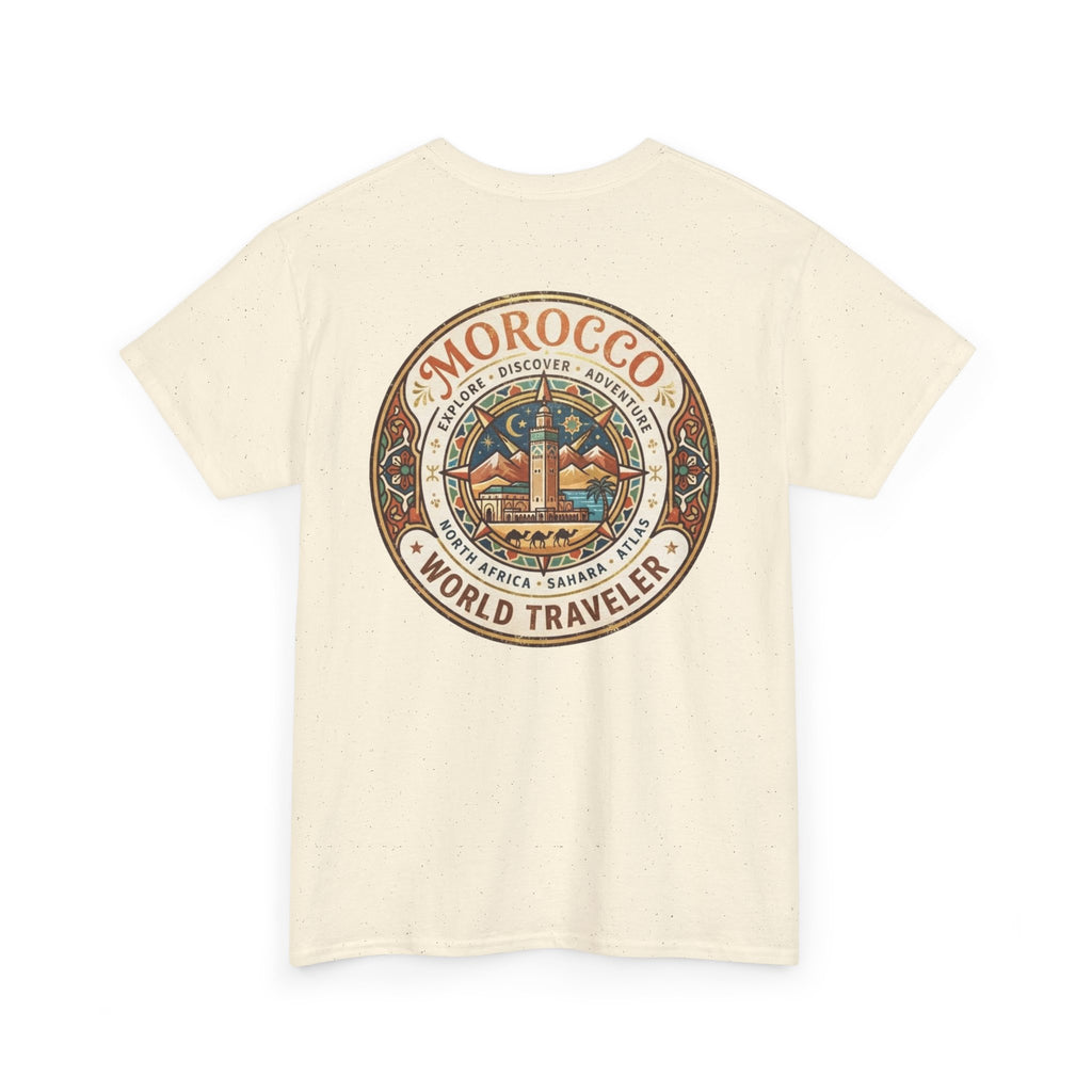 Morocco World Traveler Unisex Heavy Cotton Tee