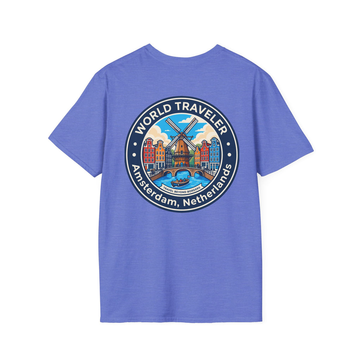 Amsterdam World Traveler Unisex Softstyle T-Shirt