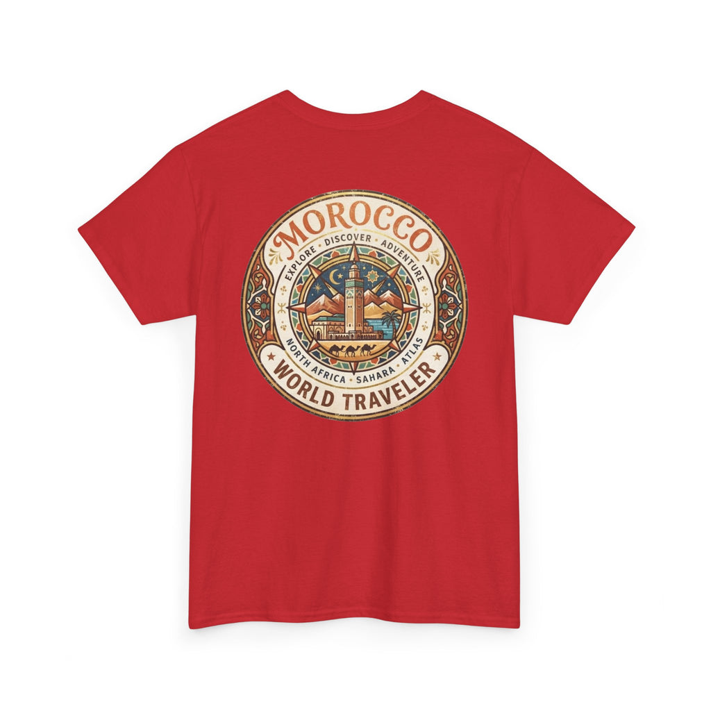 Morocco World Traveler Unisex Heavy Cotton Tee