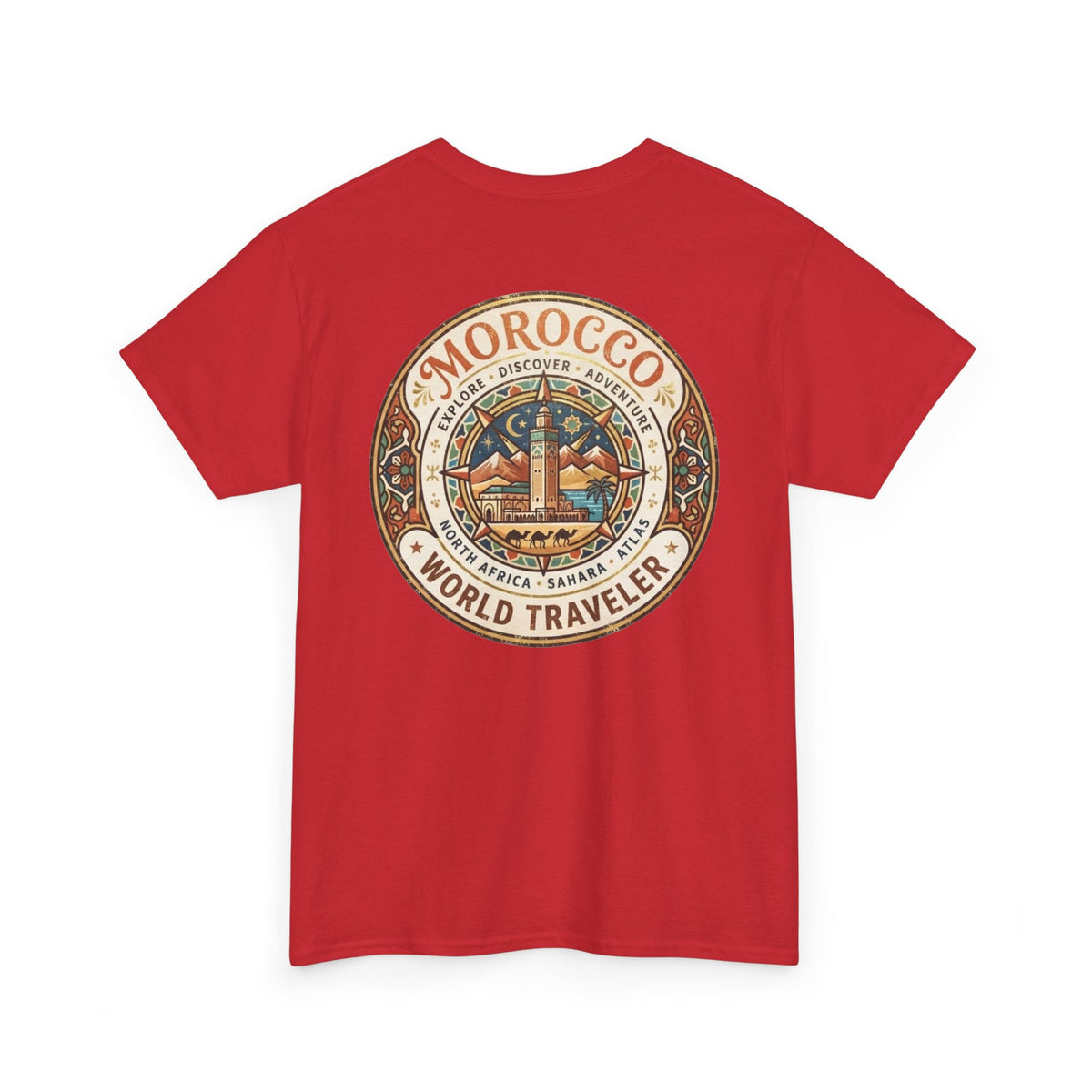 Morocco World Traveler Unisex Heavy Cotton Tee