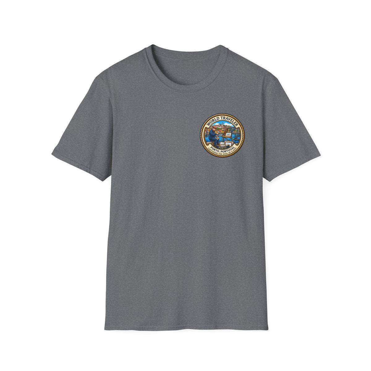Porto, Portugal world Traveler Unisex Softstyle T-Shirt