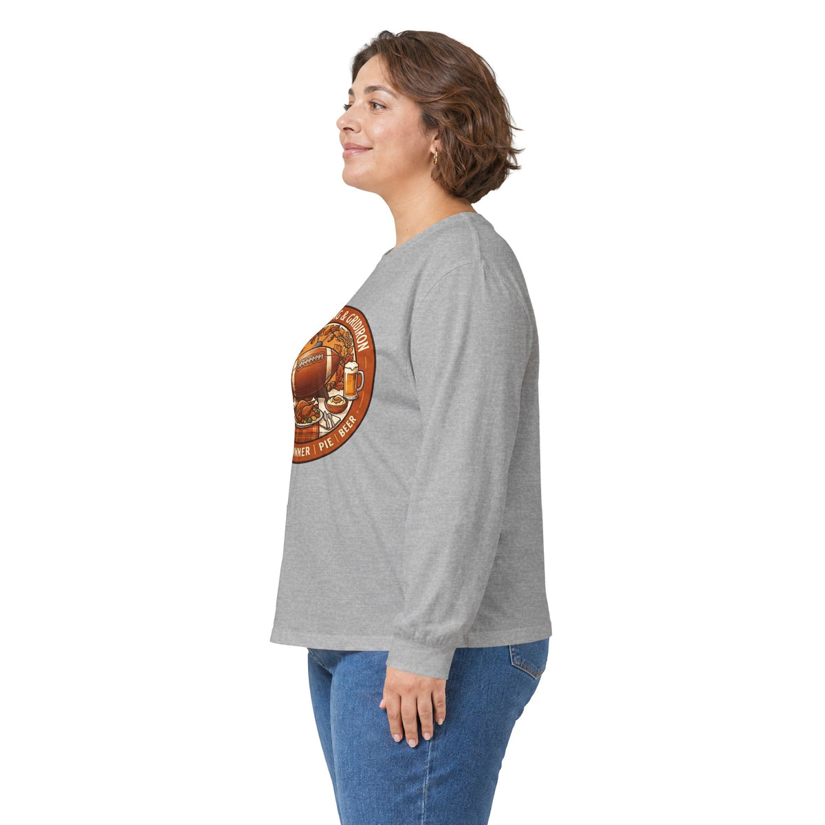 Thanksgiving Football Unisex Ultra Cotton Long Sleeve Tee