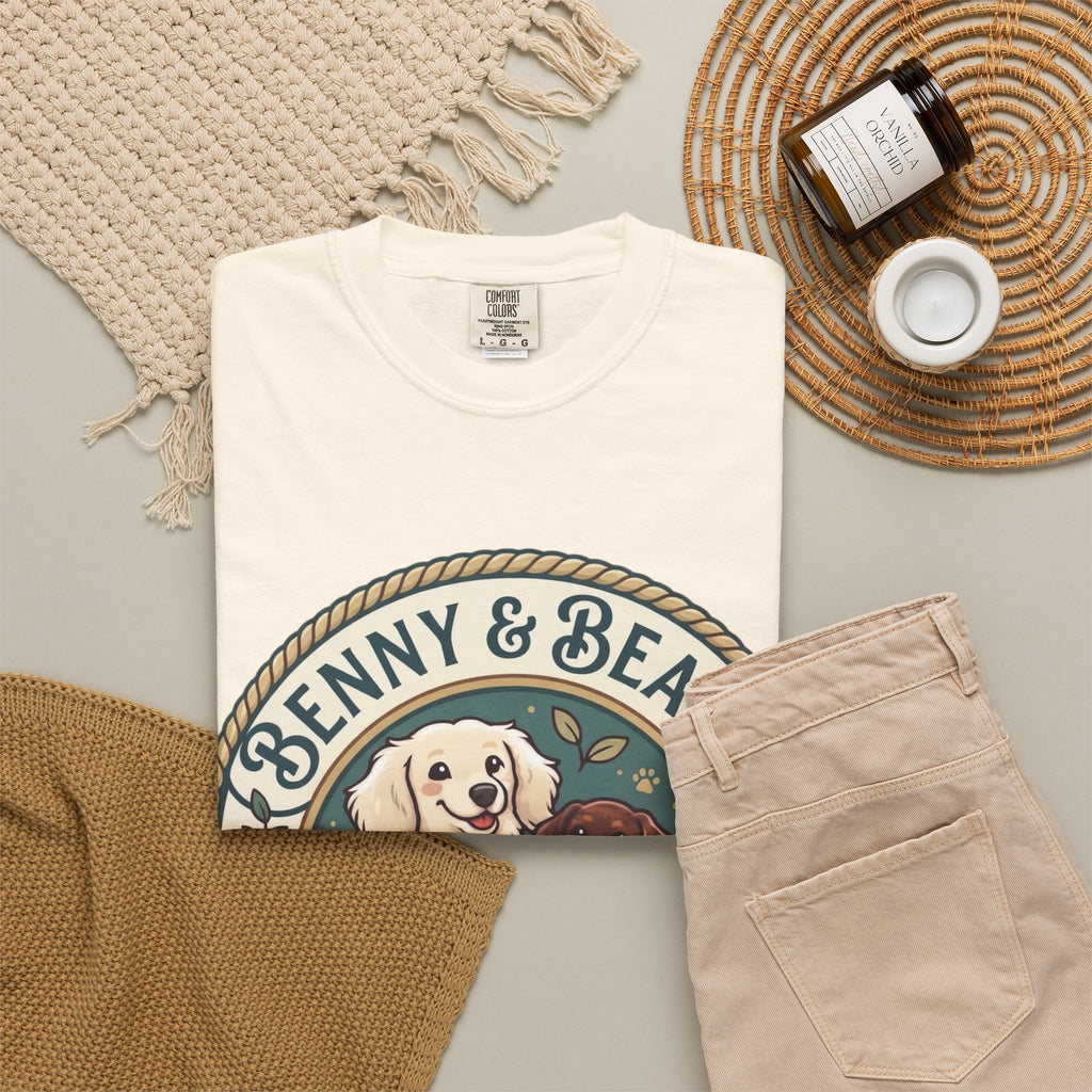 Benny & Beans Puppy Circle Graphic T-Shirt
