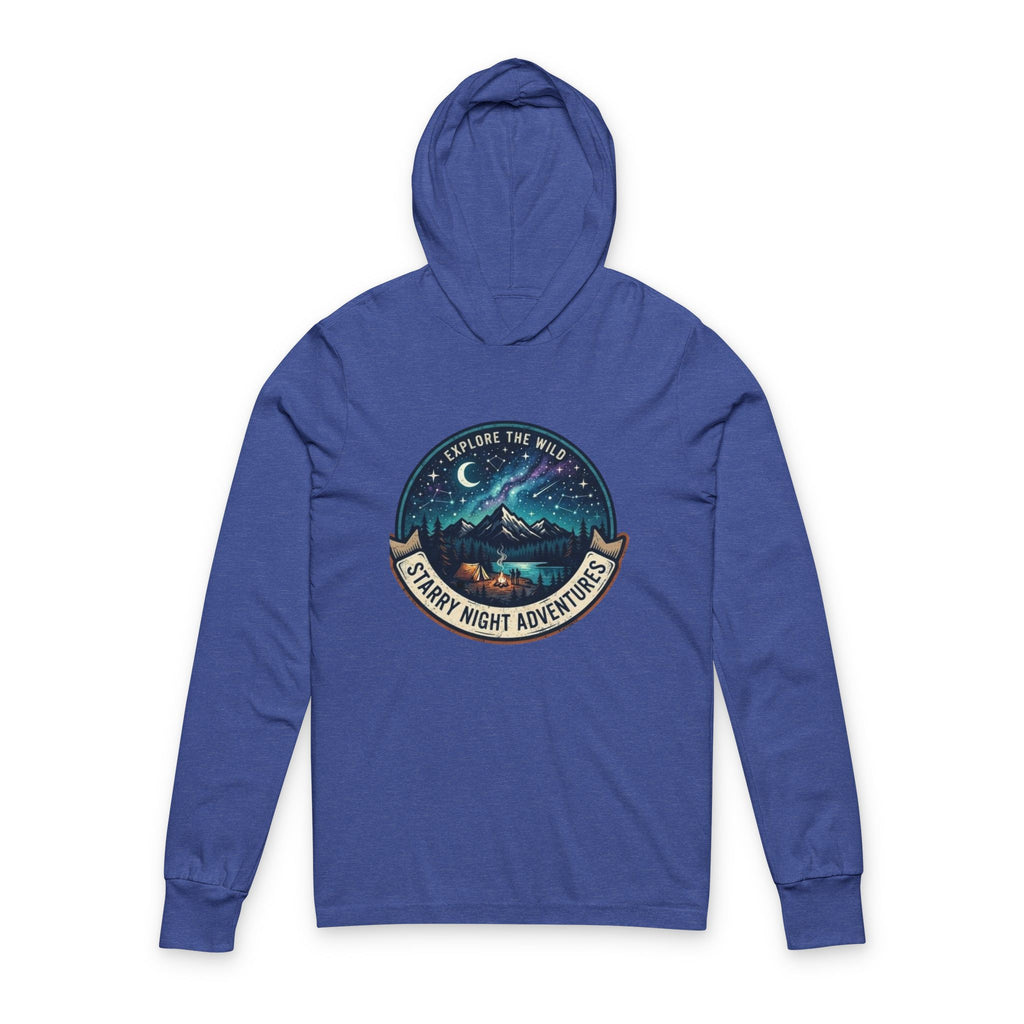 Starry Night Unisex Hooded Long Sleeve Tee