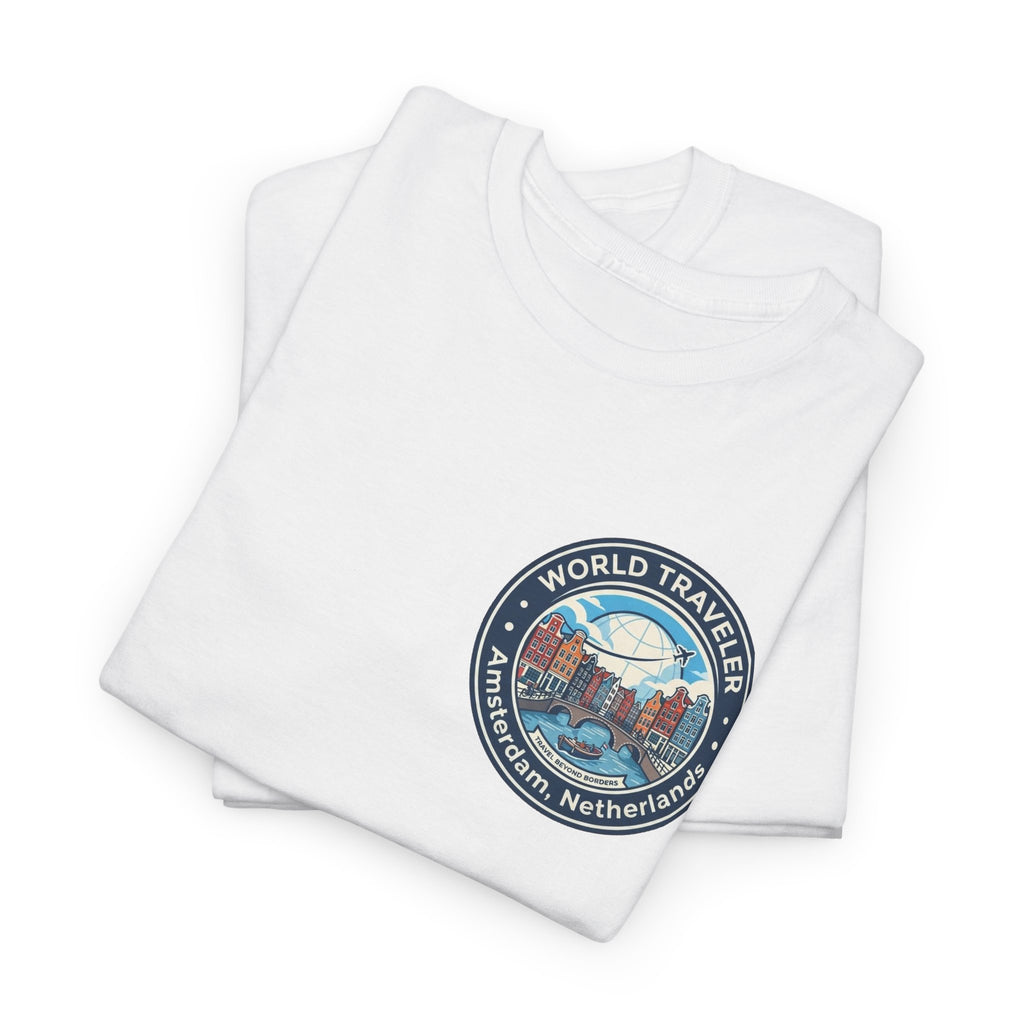Amsterdam World Traveler Unisex Heavy Cotton Tee