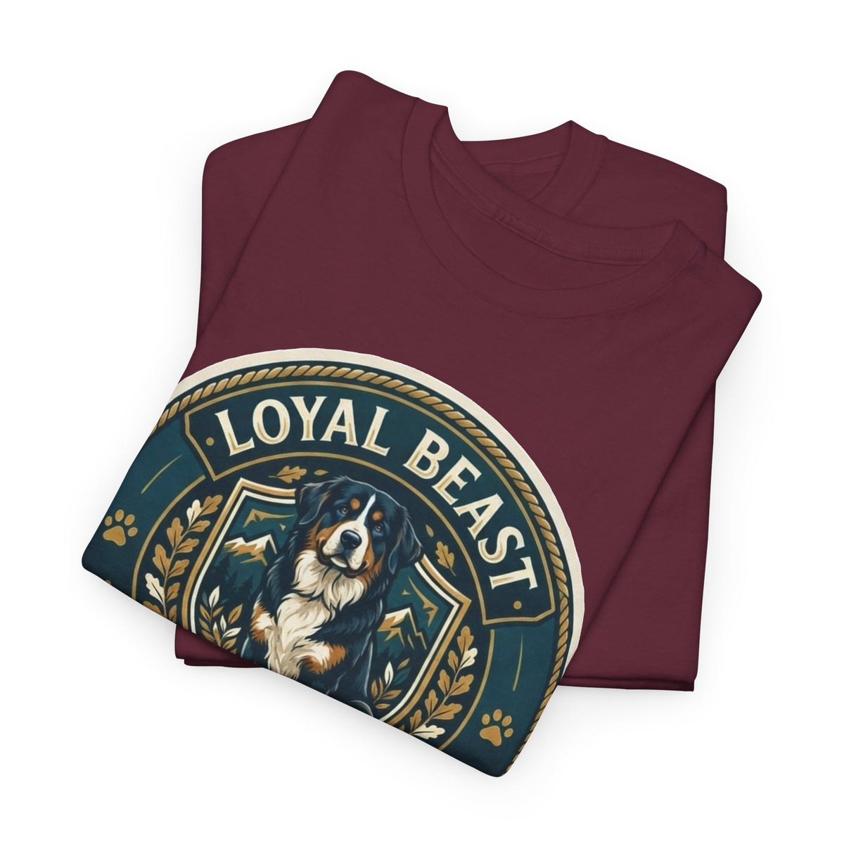 Loyal Beast Bernese Mountain Dog Unisex Heavy Cotton Tee