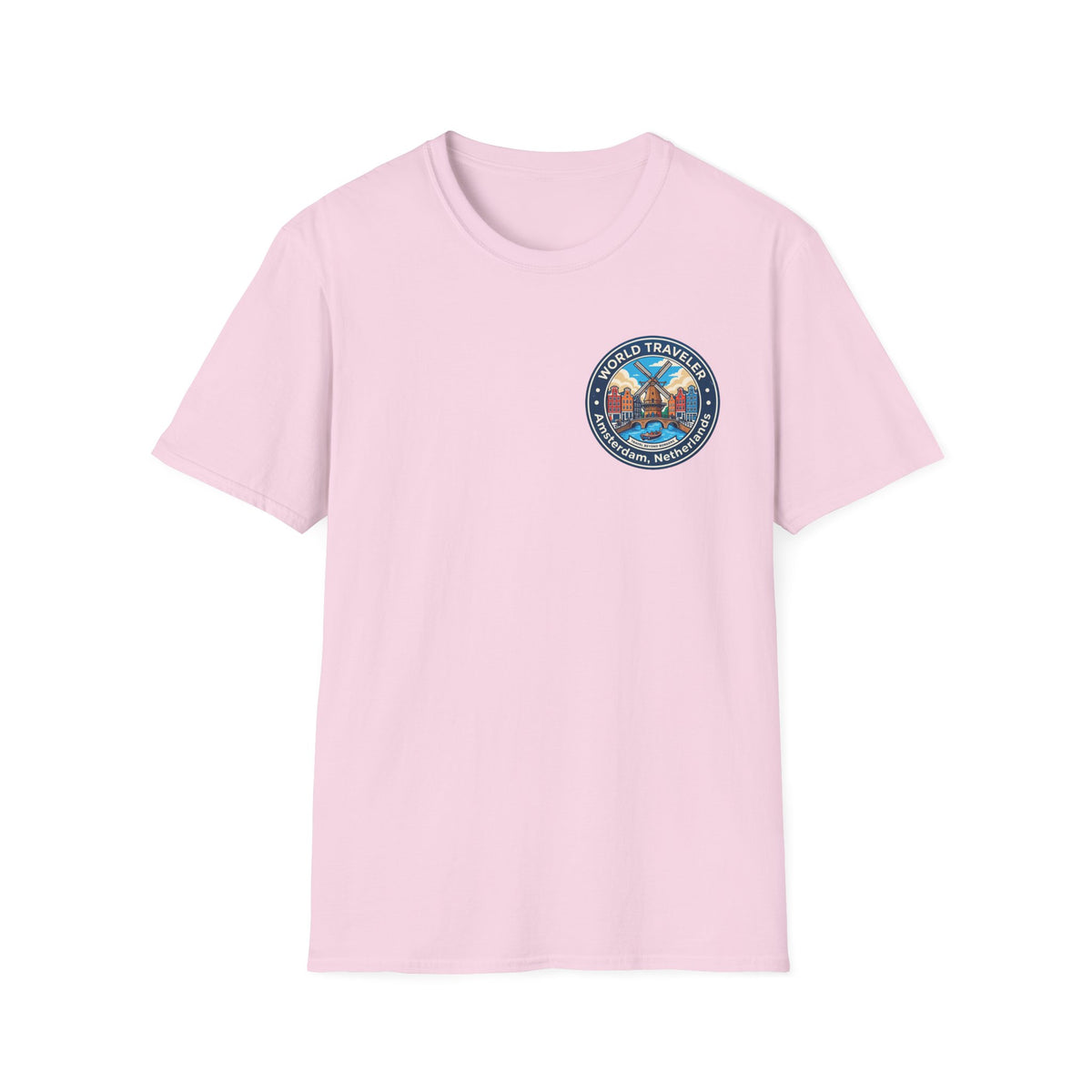 Amsterdam World Traveler Unisex Softstyle T-Shirt