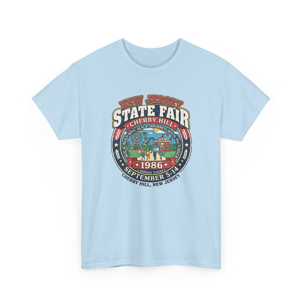 Nj State Fair 1986 vintage graphic Unisex Heavy Cotton Tee