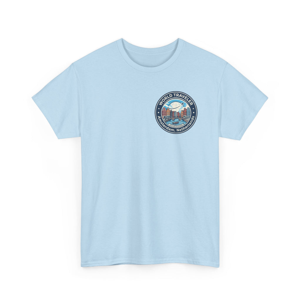 Amsterdam World Traveler Unisex Heavy Cotton Tee