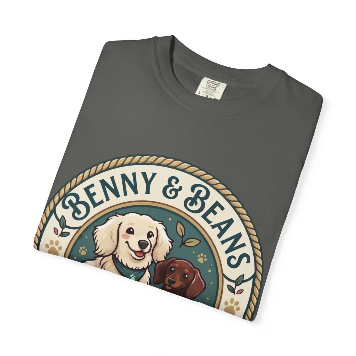 Benny & Beans Puppy Circle Graphic T-Shirt
