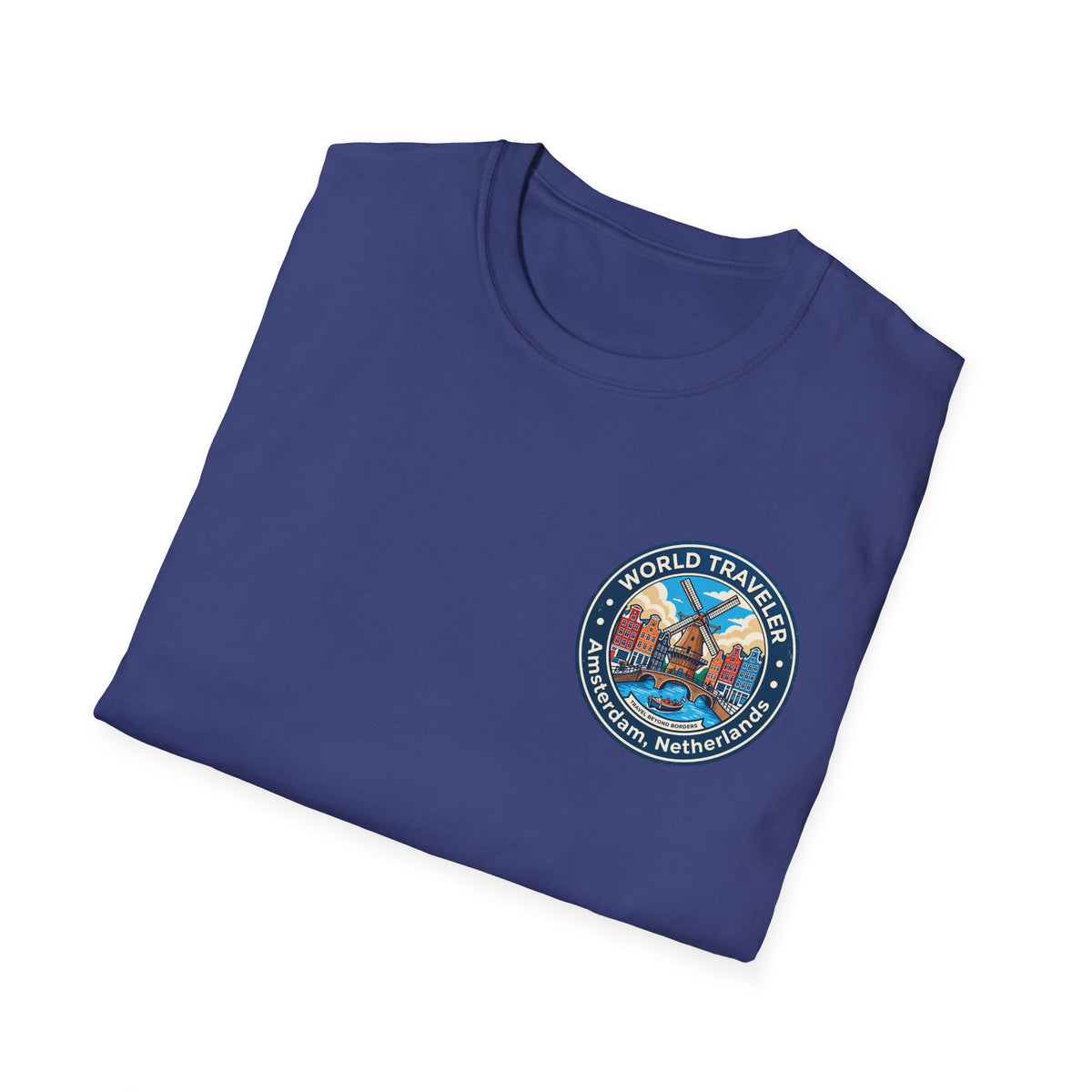 Amsterdam World Traveler Unisex Softstyle T-Shirt