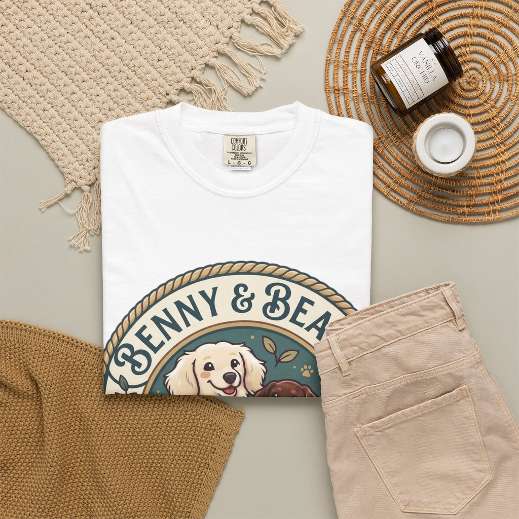 Benny & Beans Puppy Circle Graphic T-Shirt