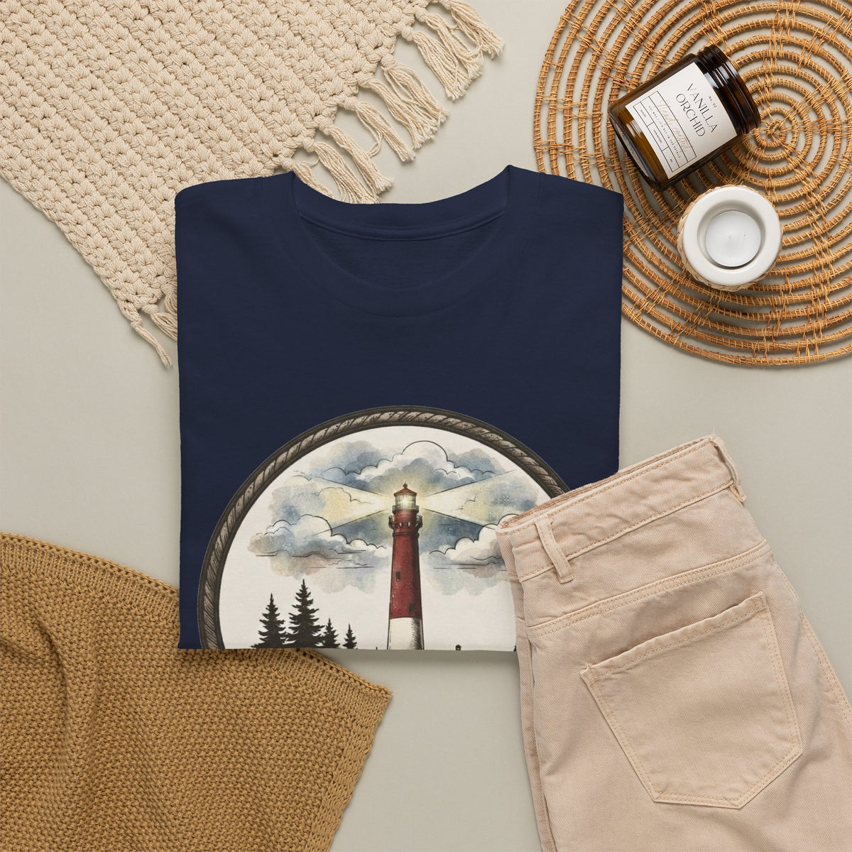 Lighthouse Unisex Heavy Cotton Tee