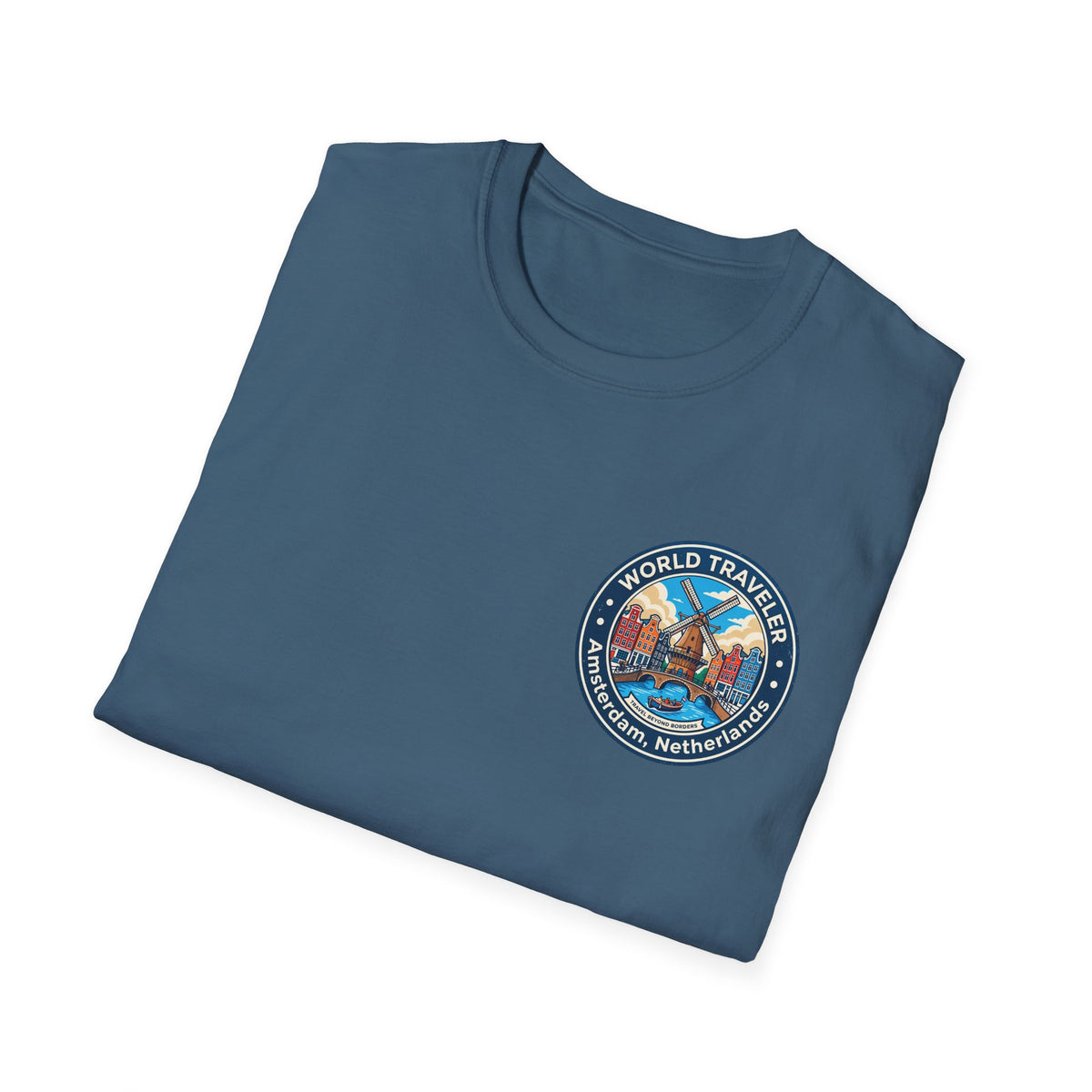Amsterdam World Traveler Unisex Softstyle T-Shirt