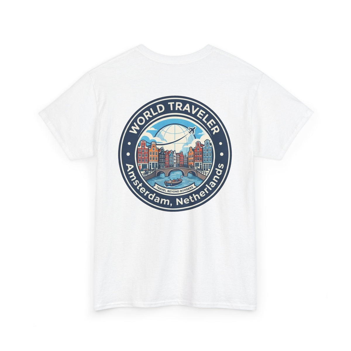 Amsterdam World Traveler Unisex Heavy Cotton Tee