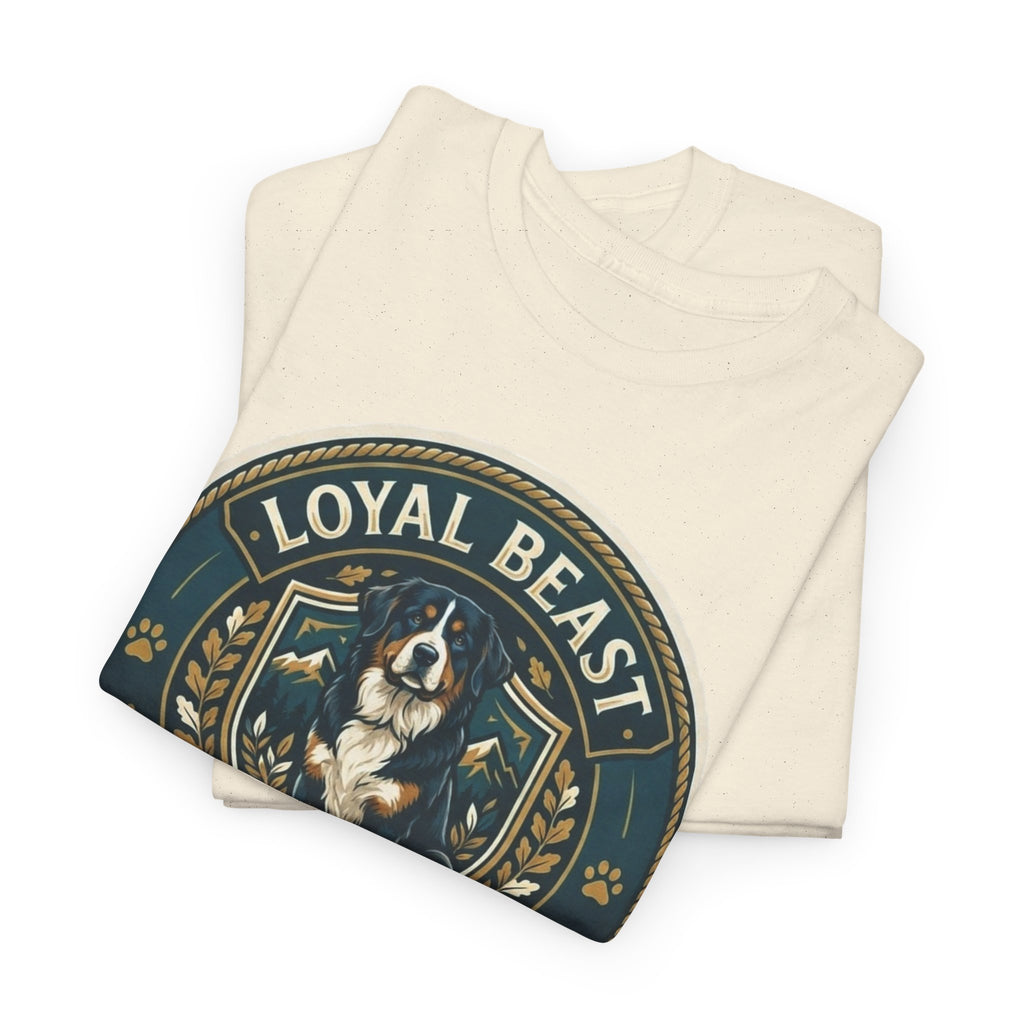 Loyal Beast Bernese Mountain Dog Unisex Heavy Cotton Tee