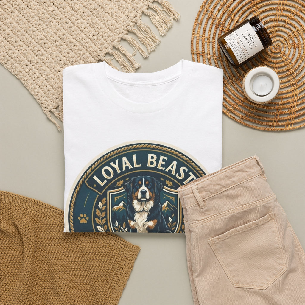 Loyal Beast Bernese Mountain Dog Unisex Heavy Cotton Tee