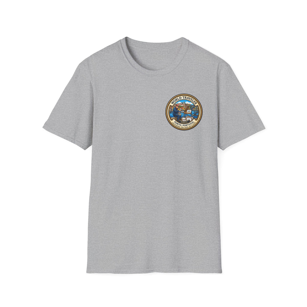 Porto, Portugal world Traveler Unisex Softstyle T-Shirt