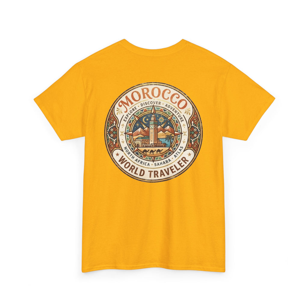 Morocco World Traveler Unisex Heavy Cotton Tee