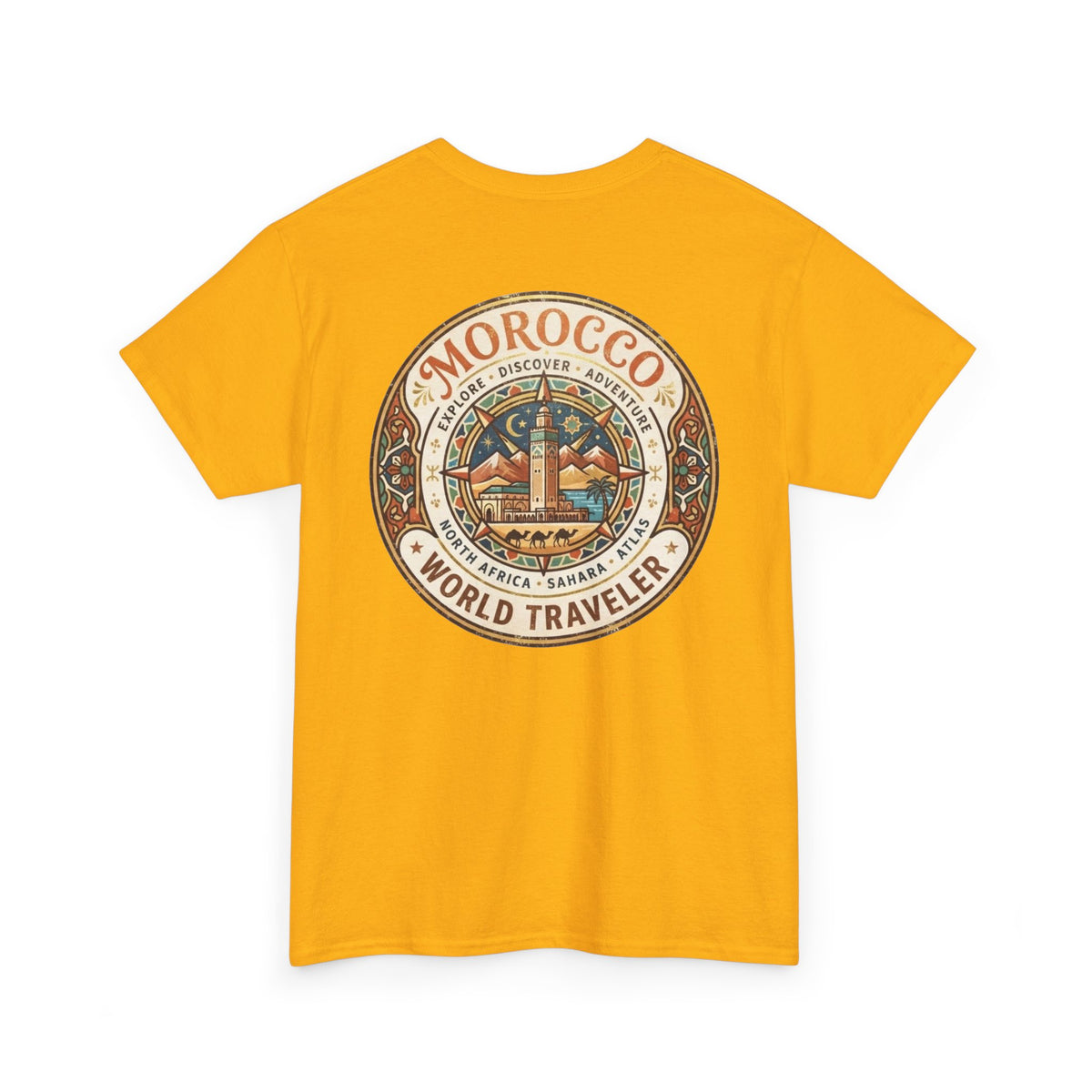 Morocco World Traveler Unisex Heavy Cotton Tee